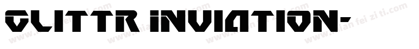 Glittr Inviation字体转换